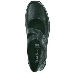 Chaussures Confort|LADY CONFORT Ballerines A Brides Femme Noir Avec Clous