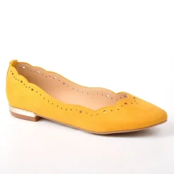 Ballerines|VICE VERSA Ballerines Ajourees Femme Jaune