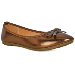 Ballerines|VICE VERSA Ballerines Femme Bronze A Noeud