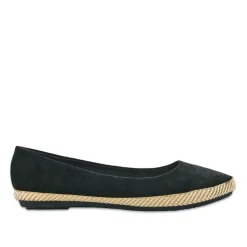 Ballerines|VICE VERSA Ballerines Femme Noires Semelle Tressee
