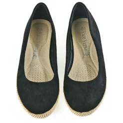 Ballerines|VICE VERSA Ballerines Femme Noires Semelle Tressee