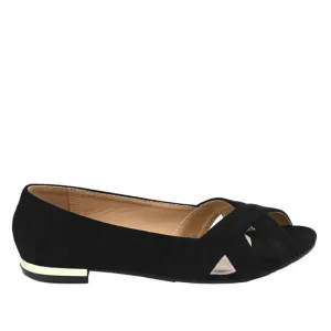 Ballerines|VICE VERSA Ballerines Ouvertes Femme Noir