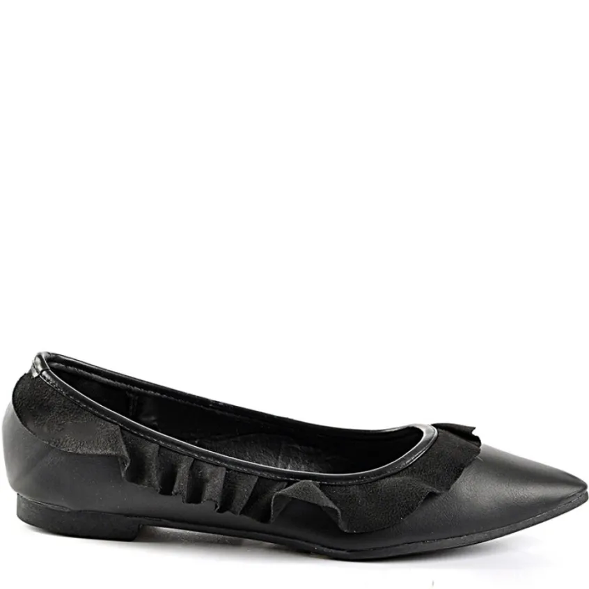 Ballerines|ANA LUNA Ballerines Pointues Femme Noir