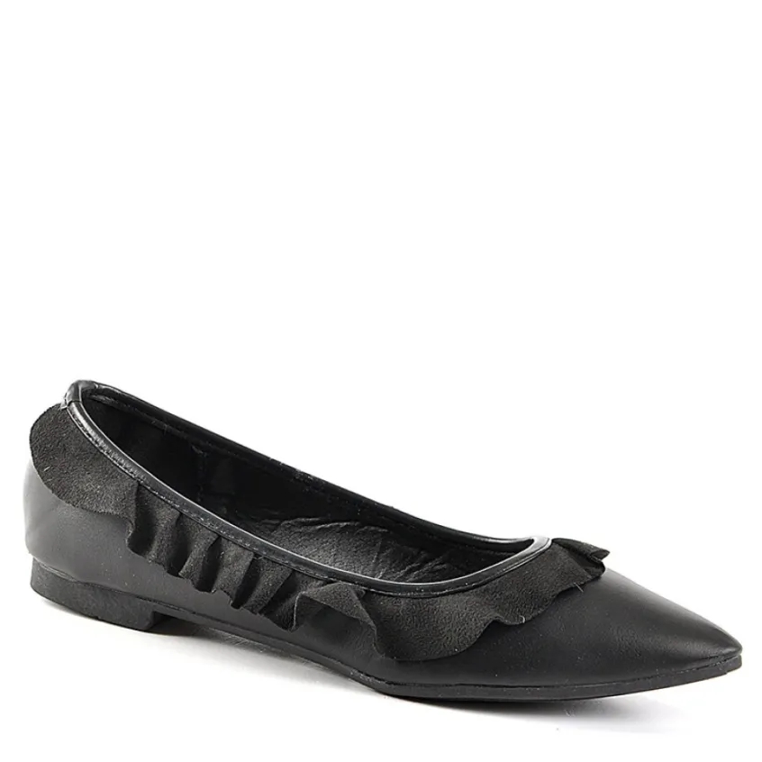 Ballerines|ANA LUNA Ballerines Pointues Femme Noir