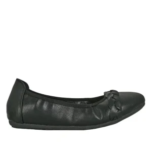 Ballerines|VICE VERSA Ballerines Souples Femme Noir A Tresse