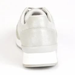 Baskets, Sneakers|STREET LIFE Baskets Avec Effet Reptile Argente