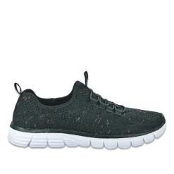 Baskets, Sneakers|STREET LIFE Baskets Avec Lacets Elastiques Femme Noir