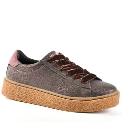 Baskets, Sneakers|GIRL TIME Baskets Avec Lacets Ruban Violet