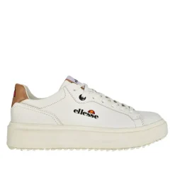 Baskets, Sneakers|ELLESSE Baskets Basses Femme Blanc Semelle Crantee