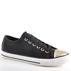 Baskets, Sneakers|GIRL TIME Baskets Bicolores Noir