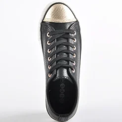 Baskets, Sneakers|GIRL TIME Baskets Bicolores Noir