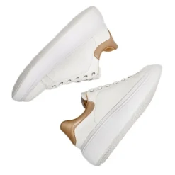 Baskets, Sneakers|STREET LIFE Baskets Compensees Femme Blanc Ivoire