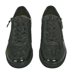 Chaussures Confort|LADY CONFORT Baskets Compensees Femme Noir