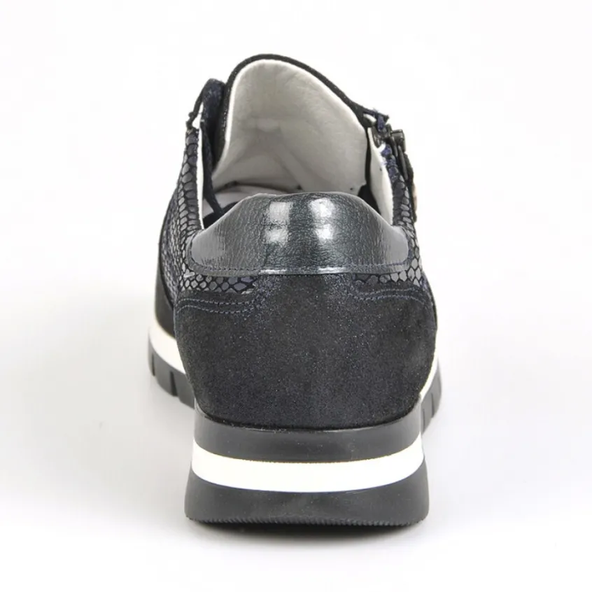 Chaussures Confort|SCALINA Baskets Confort Femme Bleu Marine