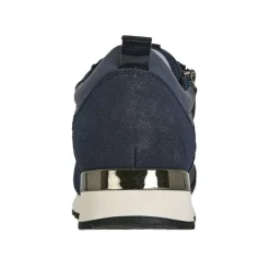 Chaussures Confort|SCALINA Baskets Confort Femme Bleu Marine A Fermeture Eclair