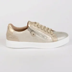 Chaussures Confort|SCALINA Baskets Confort Femme Dore