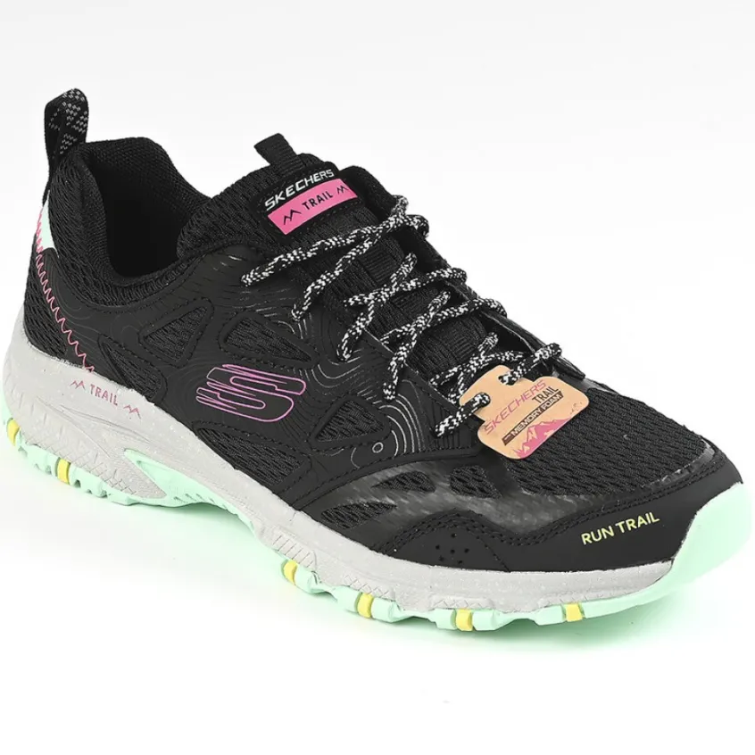 Baskets, Sneakers|SKECHERS Baskets De Marche Femme Noir Hillcrest Pure Escapade