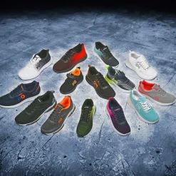 Baskets, Sneakers|GAMSTAR Baskets De Sport Femme Bleu Et Noir