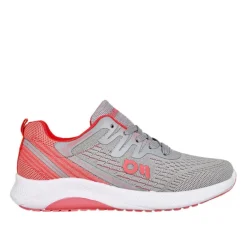 Baskets, Sneakers|GAMSTAR Baskets De Sport Femme Gris Et Orange