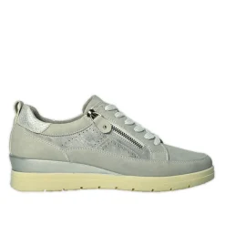 Chaussures Confort|LADY CONFORT Baskets Femme Argente