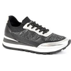 Baskets, Sneakers|STREET LIFE Baskets Femme Bi-Matieres Noir