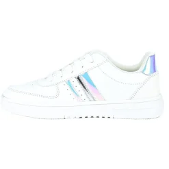 Baskets, Sneakers|STREET LIFE Baskets Femme Blanc Details Holographiques