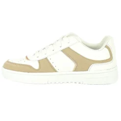 Baskets, Sneakers|STREET LIFE Baskets Femme Blanc Et Beige