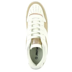 Baskets, Sneakers|STREET LIFE Baskets Femme Blanc Et Beige