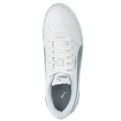 Baskets, Sneakers|PUMA Baskets Femme Blanc Carina 2.0 Shine
