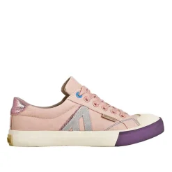 Baskets, Sneakers|ALMA Baskets Femme Coton Recycle Rose