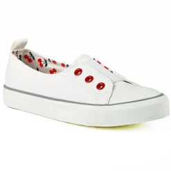 Baskets, Sneakers|STREET LIFE Baskets Femme En Toile Blanche