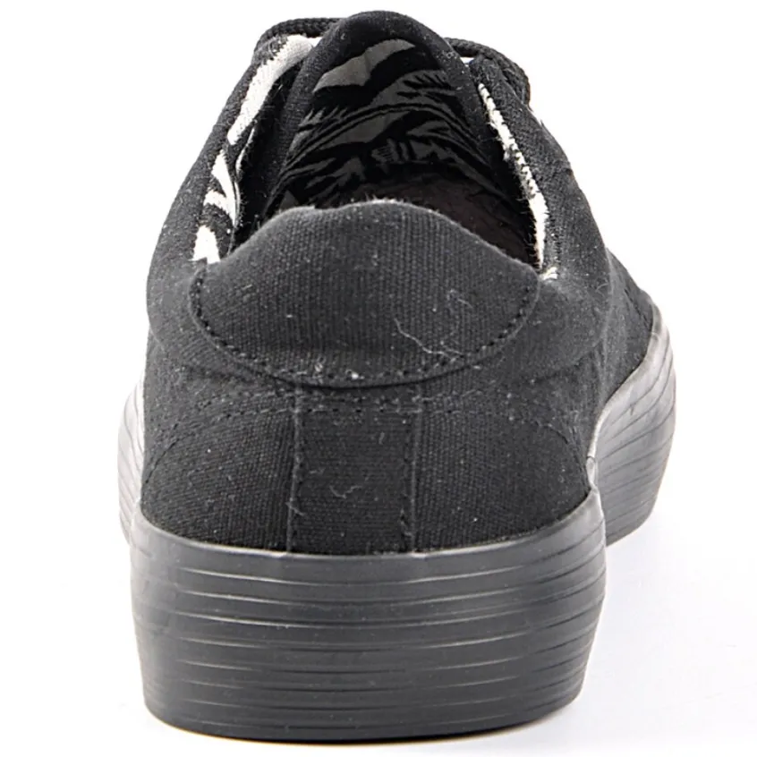 Baskets, Sneakers|ADEIA Baskets Femme En Toile Noire