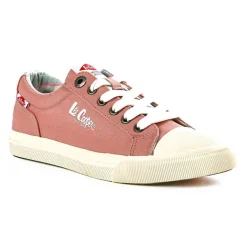 Baskets, Sneakers|LEE COOPER Baskets Femme En Toile Rose