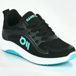 Baskets, Sneakers|GAMSTAR Baskets Femme Noir