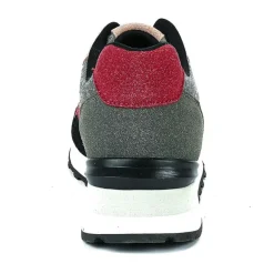 Baskets, Sneakers|STREET LIFE Baskets Femme Gris Et Rose