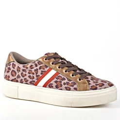Baskets, Sneakers|SKILLS Baskets Femme Leopard
