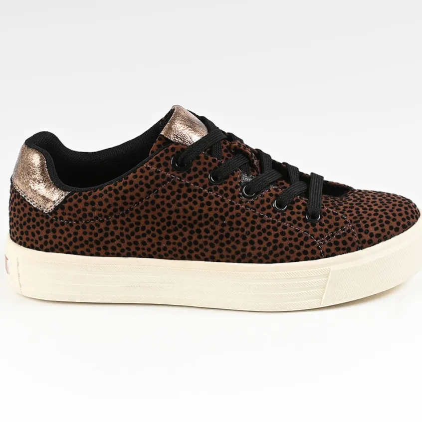 Baskets, Sneakers|STREET LIFE Baskets Femme Leopard