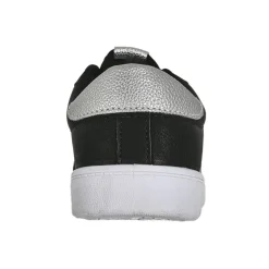 Baskets, Sneakers|STREET LIFE Baskets Femme Noir Et Argente