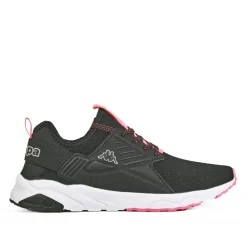 Baskets, Sneakers|KAPPA Baskets Femme Noir Et Rose San Puerto