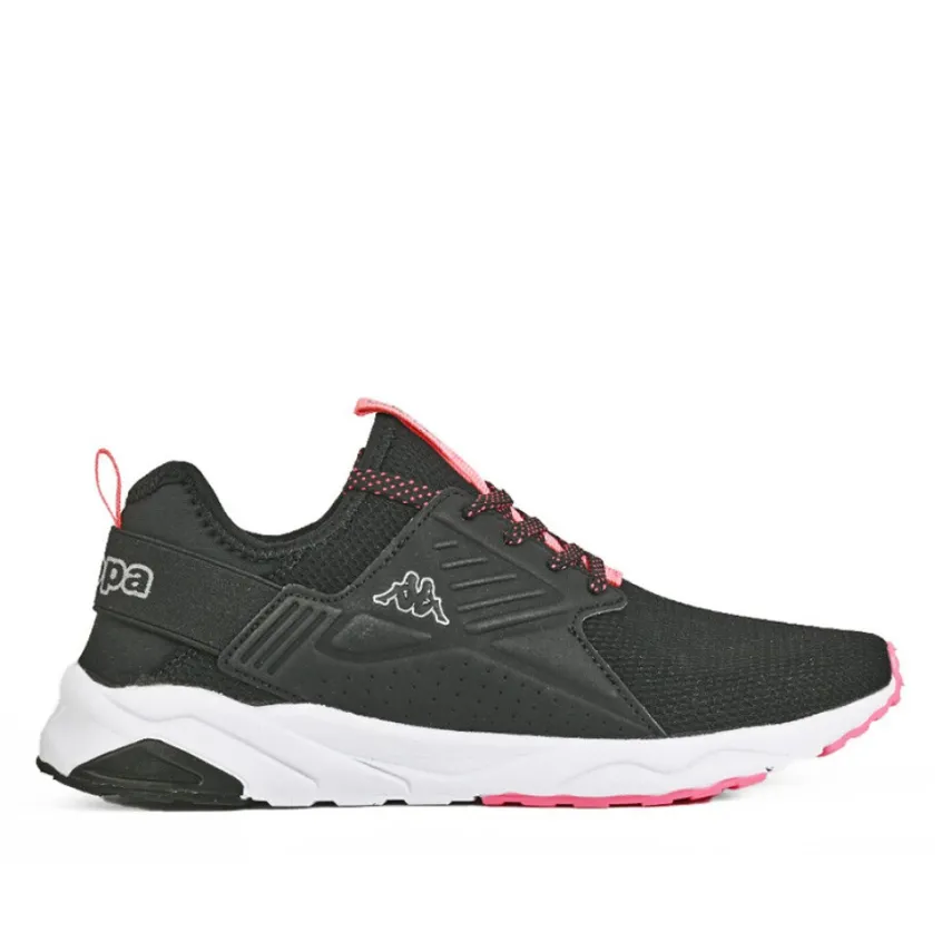 Baskets, Sneakers|KAPPA Baskets Femme Noir Et Rose San Puerto