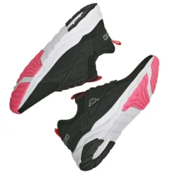 Baskets, Sneakers|KAPPA Baskets Femme Noir Et Rose San Puerto