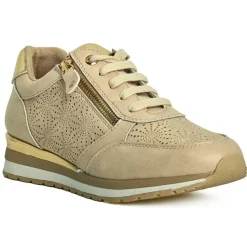 Chaussures Confort|SCALINA Baskets Femme Rose A Semelle Amovible