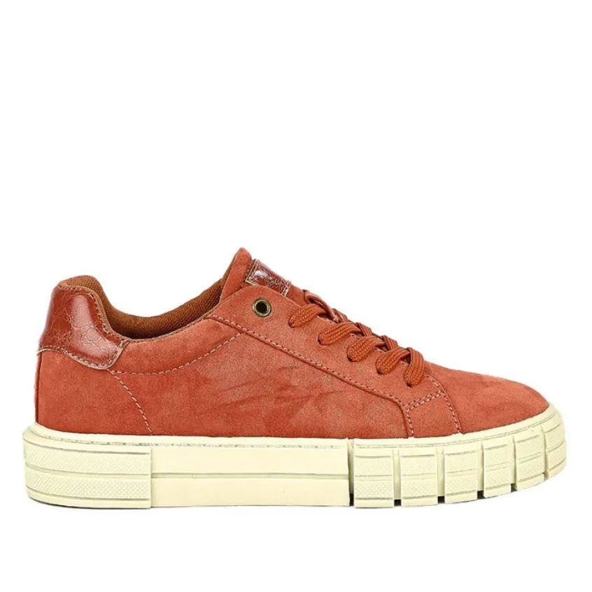 Baskets, Sneakers|STREET LIFE Baskets Femme Rouge Brique