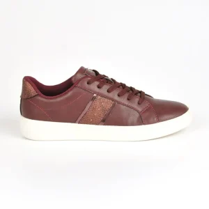 Baskets, Sneakers|STREET LIFE Baskets Femme Bordeaux