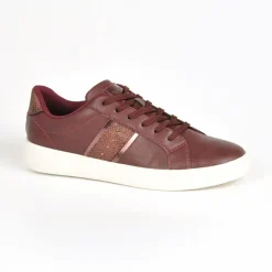 Baskets, Sneakers|STREET LIFE Baskets Femme Bordeaux