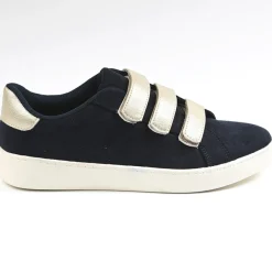 Baskets, Sneakers|STREET LIFE Baskets Femme Bleu Marine Dore