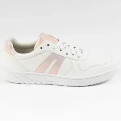 Baskets, Sneakers|STREET LIFE Baskets Femme Blanc/Rose