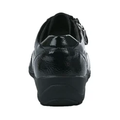 Chaussures Confort|SCALINA Baskets Femme Vernies Noires