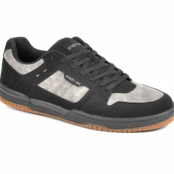 Baskets, Sneakers|STREET LIFE Baskets Homme Aspect Velours Noir