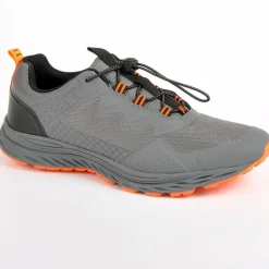 Baskets, Sneakers|STREET LIFE Baskets Homme Avec Lacets Elastiques Gris